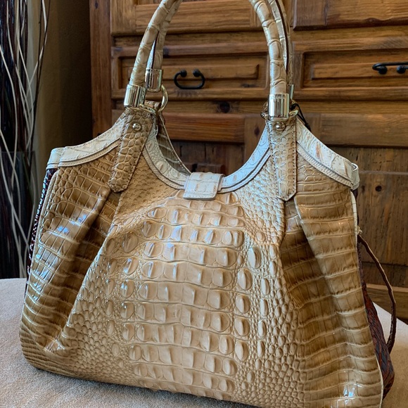 ***SOLD***Brahmin Elisa Satchel - Picture 2 of 4